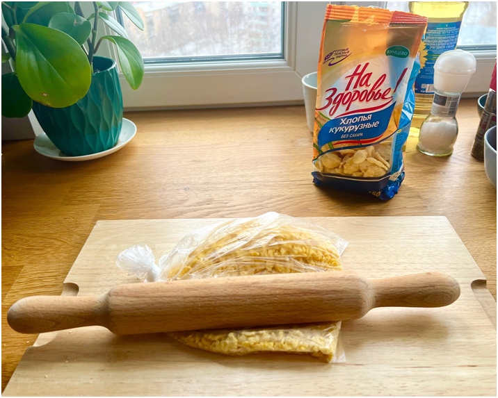 панировка из кукурузных хлопьев