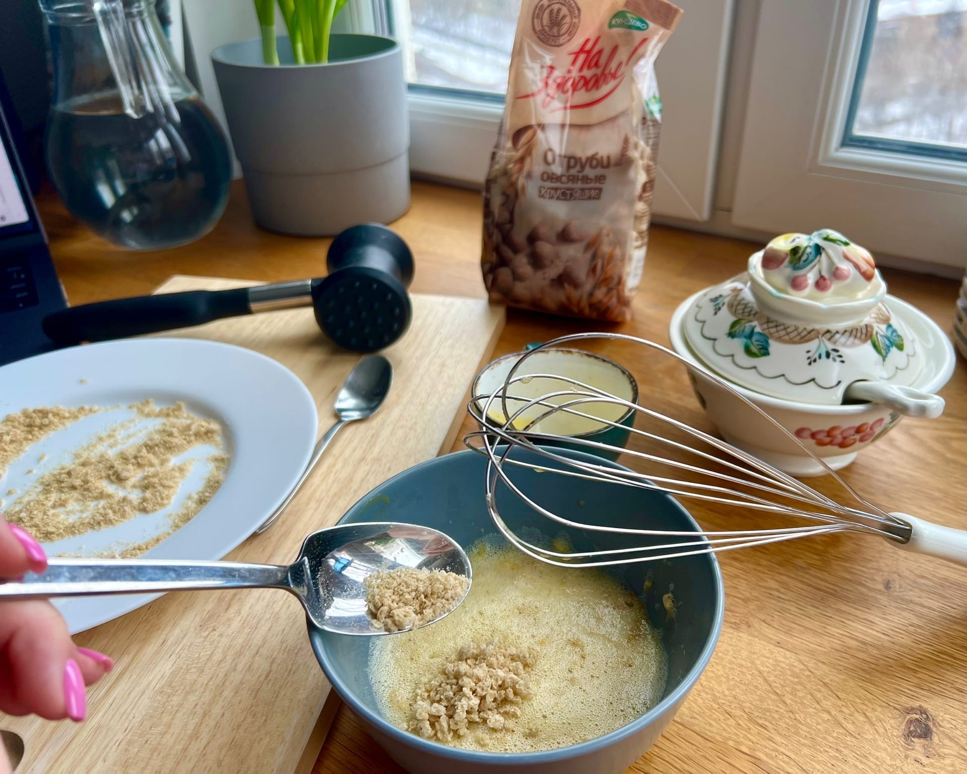 панировка из кукурузных хлопьев