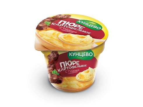 Картофельное пюре со вкусом тушеной говядины