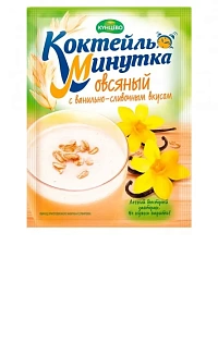 Oat shakes «Koktail-Minutka» creamy vanilla flavor 37 g