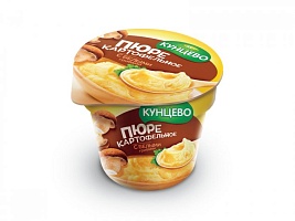 Картофельное пюре с белыми грибами