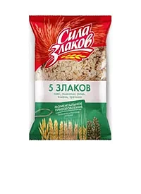 Cereal Flakes-Mix of 5 «Sila Zlakov» (Mix of oats, rye, barley, wheat and buckwheat flakes) 400 g