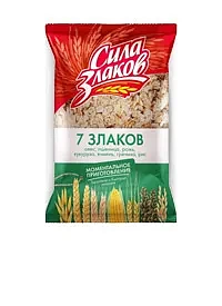 Cereal Flakes-Mix of 7 «Sila Zlakov» (Mix of oats, rye, wheat, corn, barley, buckwheat and rice flakes) 400 g