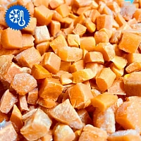 Frozen carrots diced 10x10