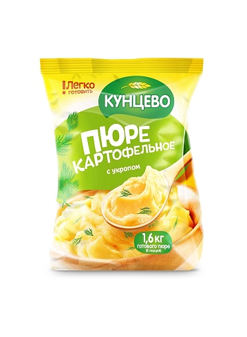 Картофельное пюре с укропом