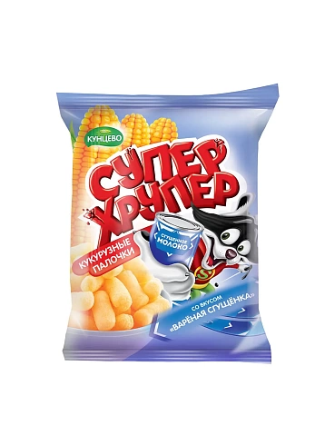 Sweet corn sticks «Super-Hruper» milk jam flavor 85 g