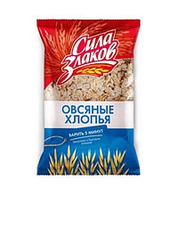 Хлопья овсяные "Сила Злаков" (варить 3-5 минут)