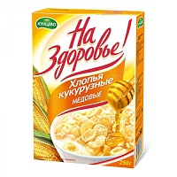 Corn flakes «Na Zdorovie» honey flavor 250 g
