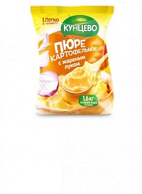 Картофельное пюре с жареным луком