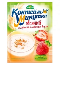 Oat shakes «Koktail-Minutka» creamy strawberry flavor 37 g