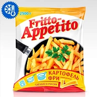 Frozen French Fries “Fritto-Appetito” 10x10 mm 2500 g