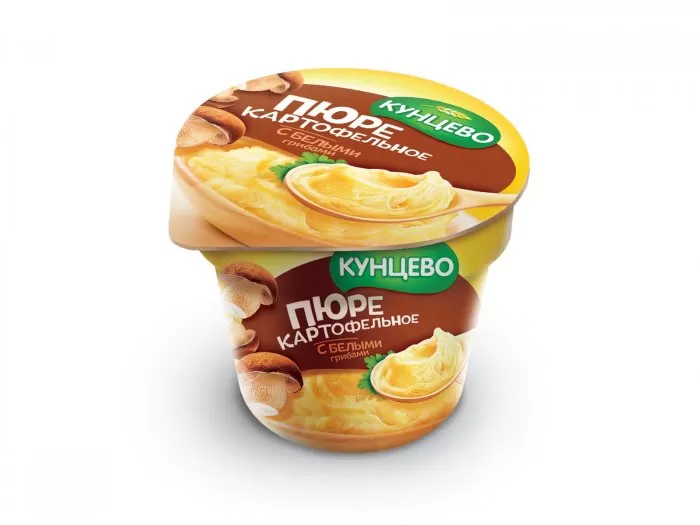 Картофельное пюре с белыми грибами